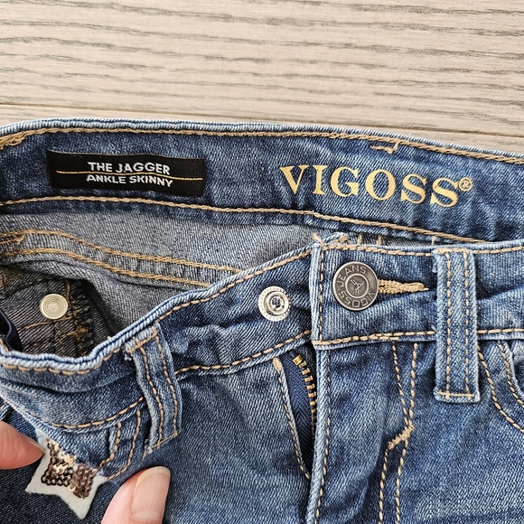 Vigoss girls Jagger ankle skinny Jean Size 5 - Picture 6 of 8